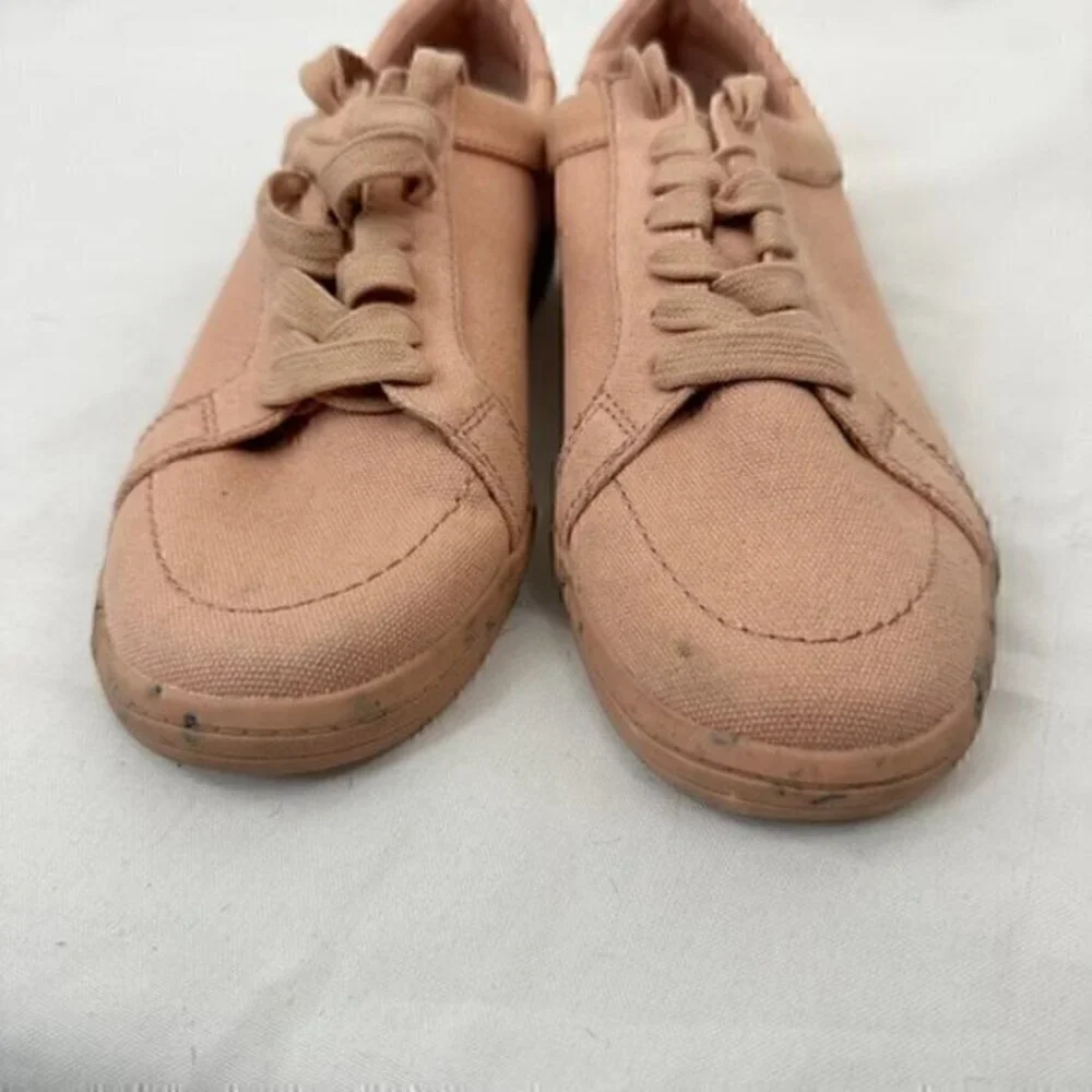 NWOT Treasure &‎ Bond Monroe Canvas Flecked Rubber Sole Sneaker Coral Size 7